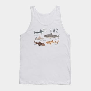 Sharks - Simple Carton Group Tank Top